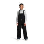 Obermeyer Junior's Carver Bib Pant 2025 - Black bib pants with adjustable straps and zippered pockets.