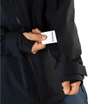 Beyond Medals Fullzip Insulated Jacket 2025 - A black jacket with a zipper down the front and two zippered pockets on either side.