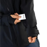 Beyond Medals Fullzip Insulated Jacket 2025 - A black jacket with a zipper down the front and two zippered pockets on either side.