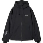 Beyond Medals Fullzip Insulated Jacket 2025 - A black jacket with a hood, featuring white lettering on the chest and sleeve.