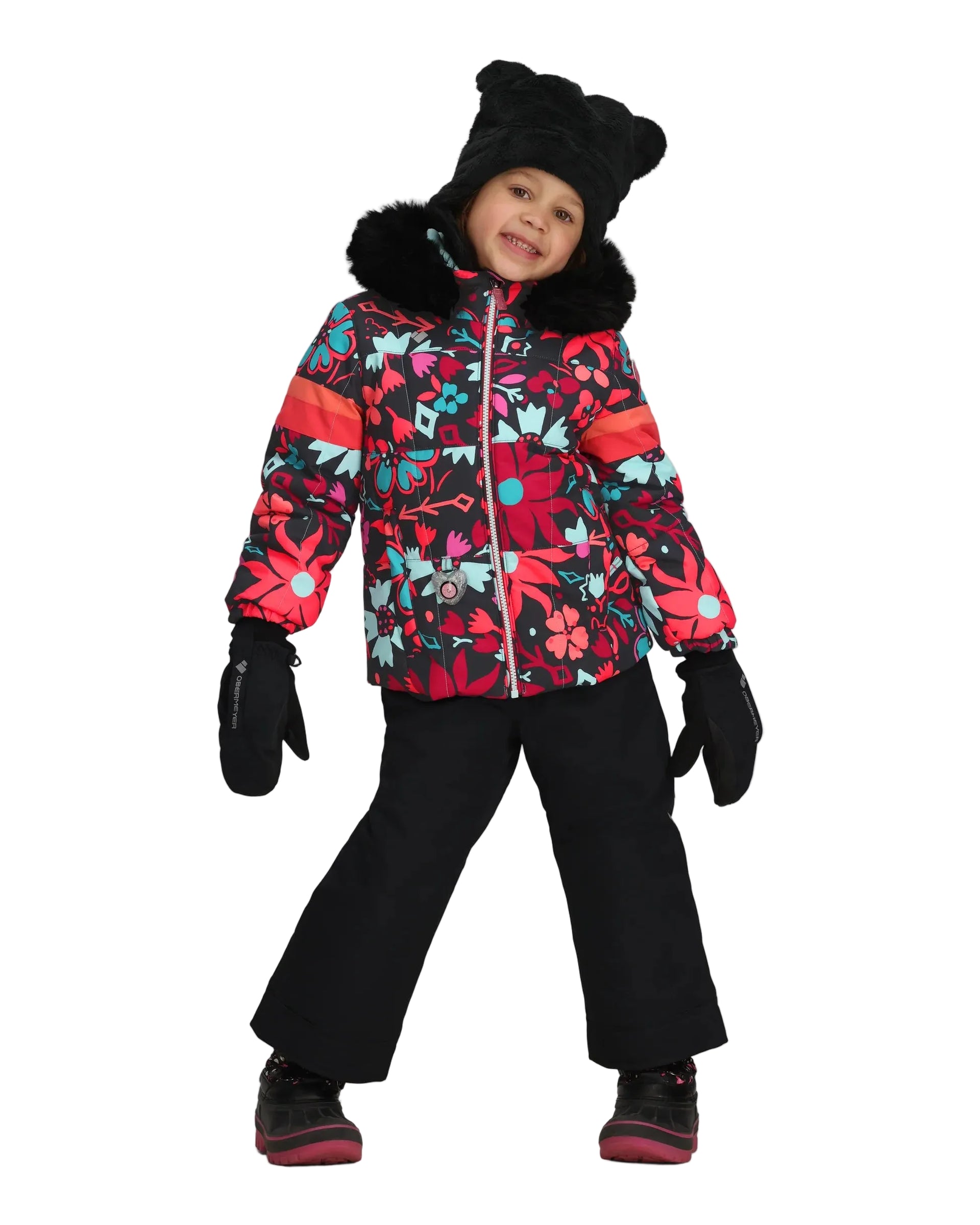 Obermeyer Girls Kaizen Faux Fur Jacket 2026 – Ski Pro AZ