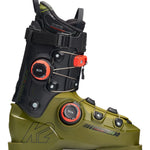K2 Cortex 120 Zonal BOA ski boots feature a green color scheme and distinctive design.