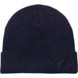 Stance Kama Merino Wool Beanie 2024 - A navy blue beanie with a small embroidered logo on the front.