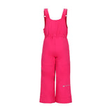 Obermeyer Junior's Snoverall Insulated Bib Pant 2025 - A pair of bright pink snow pants with a bib design and adjustable straps.