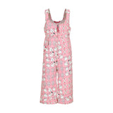 Obermeyer Junior's Snoverall Insulated Print Bib 2025 - Pink overall with a repeating pattern of snowmen, hearts, and bows.