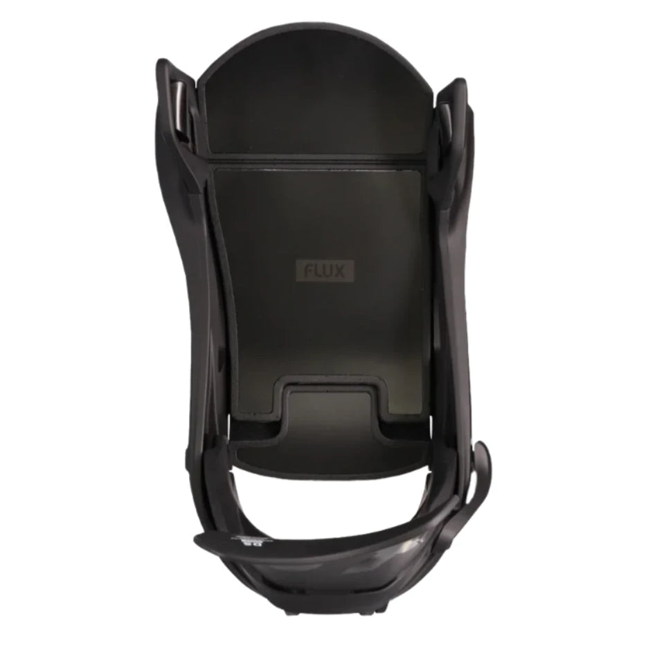 Flux DS Step On Snowboard Binding - 2025 model binding with a sleek, modern design and a predominantly black color scheme.