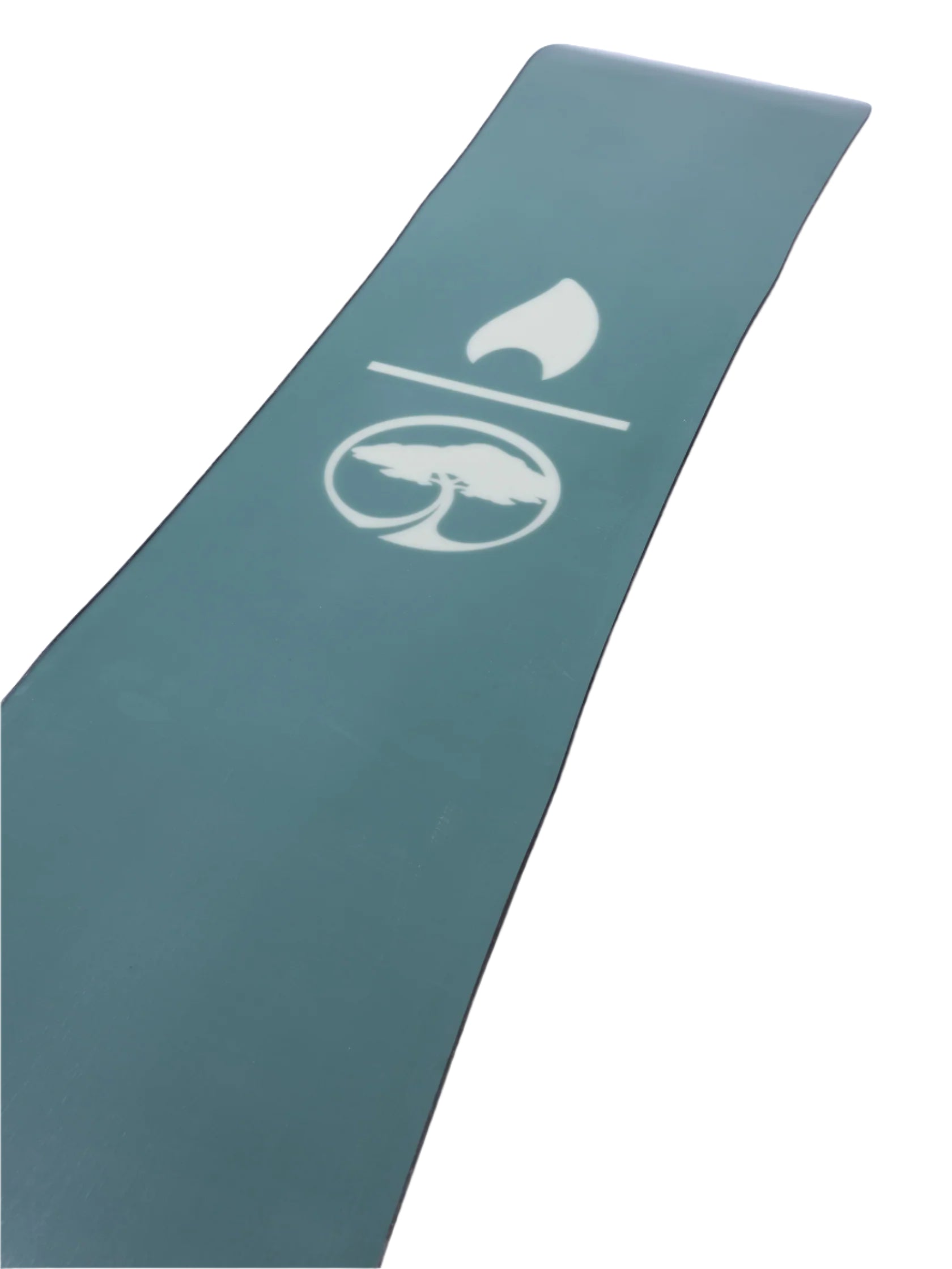 Arbor Women's Cadence Snowboard 2026 - A snowboard with a white and black graphic design on its top surface.