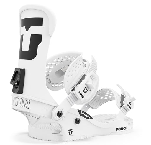 Union Force Classic - Team High Back - Snowboard Binding 2025 - black/white angle 1