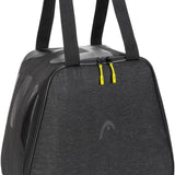 Head Kore Boot Bag 30L 2023 - Black bag with a zippered top and two handles, featuring a white logo on the front.