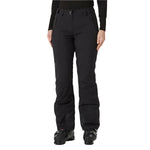 Helly Hansen Women's Legendary Insulated Pant - Black insulated ski pants with zippered pockets and adjustable waistband.