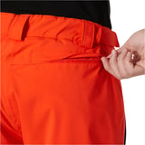 Hally Hansen Men's Legendary Insulated Pant - A pair of bright orange insulated ski pants with a zippered pocket on the back.
