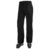 Hally Hansen Men's Legendary Insulated Pant 2025 - Black insulated ski pants with a zippered pocket on the right thigh and two zippered pockets at the waist.