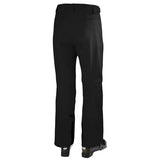 Hally Hansen Men's Legendary Insulated Pant 2025 - Black insulated ski pants with a belt loop at the back and two zippered pockets on the side.