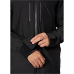 Helly Hansen Garbaldi 2.0 Insulated Jacket - A black insulated jacket with a zippered front and two zippered pockets on either side.