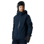 Helly Hansen Swift 3-in-1 Jacket - A navy blue jacket with a zippered chest pocket and adjustable cuffs.