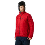 Helly Hansen Swift 3-in-1 Jacket - A red jacket with a black zipper and two zippered pockets on either side.