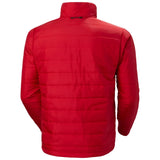 Helly Hansen Swift 3-in-1 Jacket - A red jacket with a zippered chest pocket and two zippered hand pockets, featuring a black zipper pull on the front.