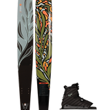 Radar Graphite Lyric Water Skis with Lyric BOA Bindings 2025