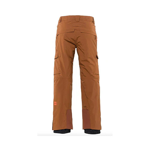 This pair of Quantum Therm pant men's size from 2022 is tan with an insulated hood and adjustable waistband.