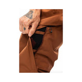 The Quantum Therm Pant by Mons from 2022 is brown with an insulated, zippered pocket on the side.