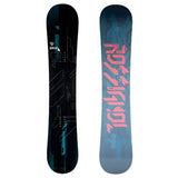 Rossignol District Black Wide 2023 - A black snowboard with a white logo and text on top, featuring a wide shape.