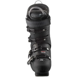 Salomon S Pro MV 100 Ski Boots 2024 - Black ski boots with a textured pattern on the side and silver buckles.