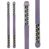 K2 Women's Midnight Ski 2024 features a purple and black design.