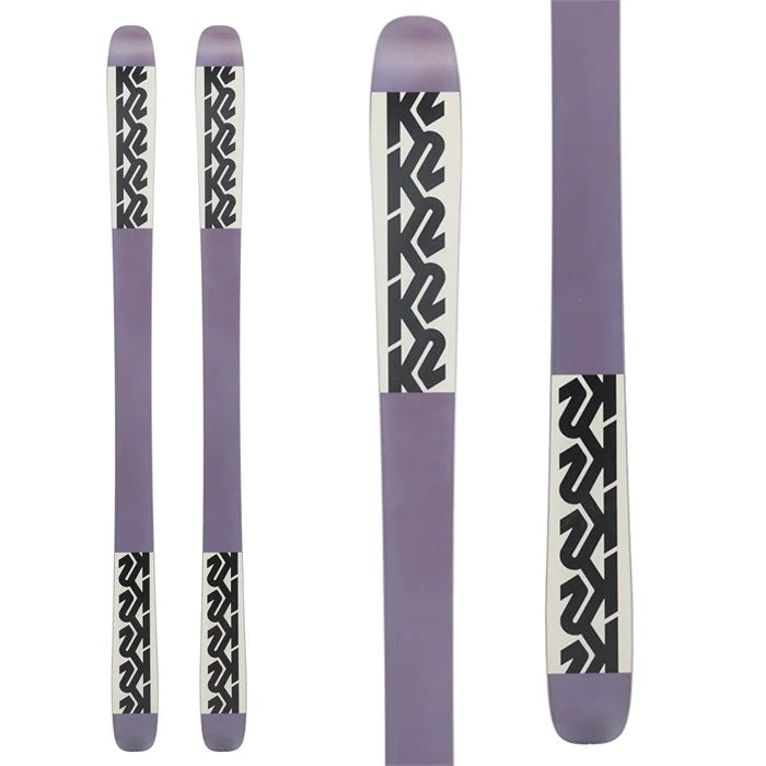 K2 Women's Midnight Ski 2024 features a purple and black design.