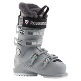 Rossignol Women's Pure 80 Ski Boot 2023 - Black ski boot with a white logo on the side and silver buckles.