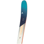 Dynastar Women's M-Pro 92 Skis 2025 - A navy blue and white ski with a white logo at the top.