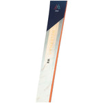 Dynastar Women's M-Pro 92 Skis 2025 - White skis with a red stripe down the middle and black bindings.