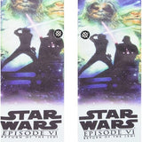 Jaba Crew C Sock Kids 2023 - A pair of socks featuring a colorful design with a cartoon character and the words "Jaba Crew" printed on them.