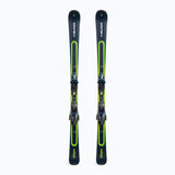 SHAPE E-V8 - PR 11 GW 2023 ski with a black base and yellow lettering.