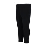 Obermeyer Junior's Ultra Gear Pant 2025 - Black leggings with a subtle white stripe down the side.