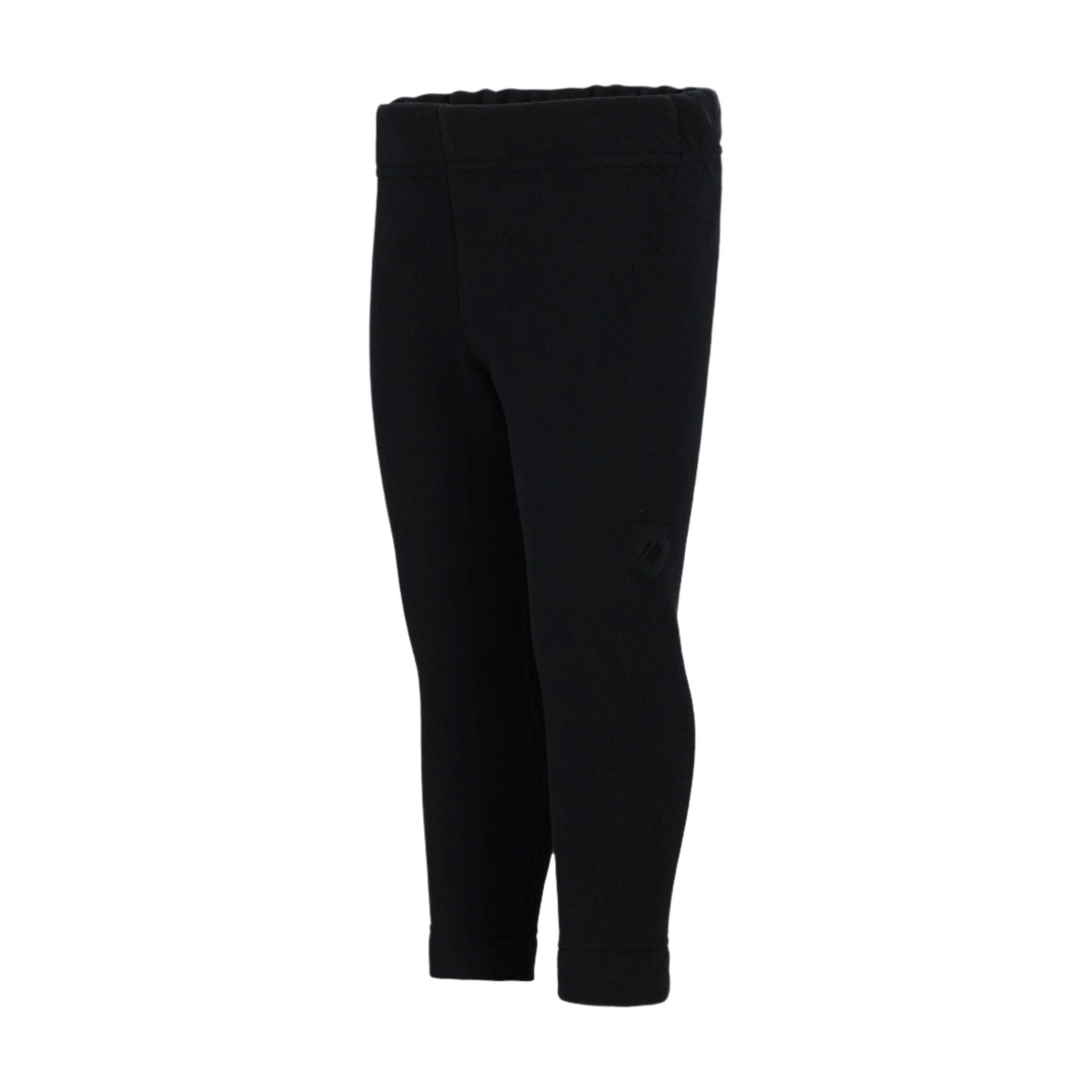 Obermeyer Junior's Ultra Gear Pant 2025 - Black leggings with a subtle white stripe down the side.