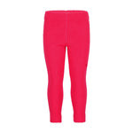 Obermeyer Junior's Ultra Gear Pant 2025 - A pair of bright pink ski pants with a subtle pattern and a small logo on the left leg.