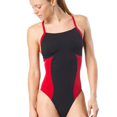 Speedo Spark Splice Flyback One Piece Swimsuit
