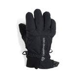 Obermeyer Junior's Thumbs Up Glove 2025 - A black glove with a textured palm and thumb, featuring a small logo on the wrist strap.