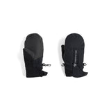 Obermeyer Junior's Thumbs Up Mitten 2025 - Black mittens with a textured pattern on the palm and thumb, featuring a small logo on the cuff.