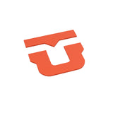 Union Stomp Pad 2025 - A rectangular, orange pad with a cutout in the center and two small tabs on either side.