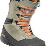 ThirtyTwo Bandito x Christenson Snowboard Boot 2025 - A gray snowboard boot with a black sole and orange laces.