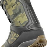 ThirtyTwo Diesel Hybrid Snowboard Boot 2025 - A black snowboard boot with a camouflage pattern on the side and a brown sole.