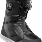 ThirtyTwo Lashed Double BOA Snowboard Boot 2025 - Black snowboard boots with a textured pattern on the upper and silver hardware.