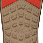 ThirtyTwo Lashed X Fava Snowboard Boot 2025 - A brown snowboard boot with a red insole and a blue logo on the side.