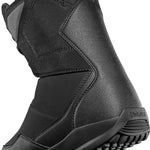 ThirtyTwo Shifty BOA Snowboard Boot 2025 - A black snowboard boot with a textured pattern on the toe and heel, featuring a BOA closure system.