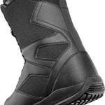 ThirtyTwo STW Double BOA Snowboard Boot 2025 - Black snowboard boots with a textured pattern on the toe and heel areas.