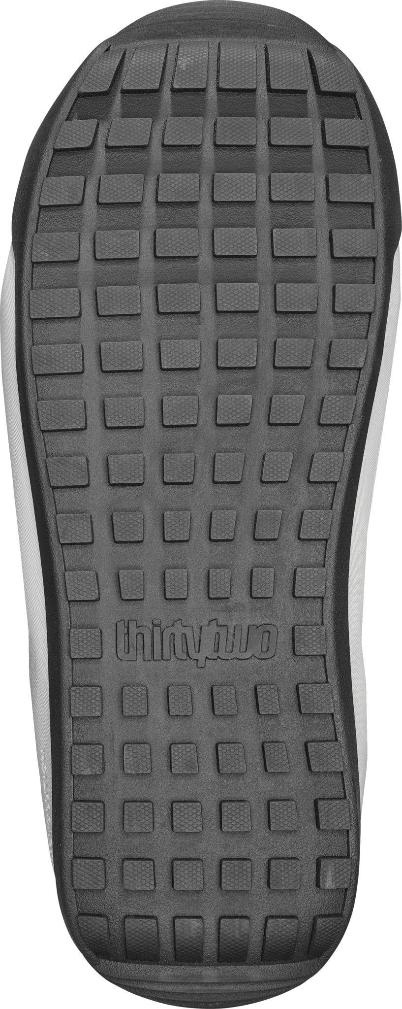 ThirtyTwo STW Double BOA Snowboard Boot 2025 - Black snowboard boots with a textured rubber sole and silver metal hardware.