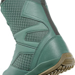 ThirtyTwo STW Double BOA Snowboard Boot 2025 - A pair of snowboard boots with a black and white color scheme, featuring a distinctive double BOA closure system on each boot.