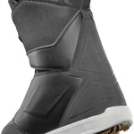 ThirtyTwo Lashed Double BOA Wide Snowboard Boot 2025 - Black snowboard boots with a textured pattern on the toe and heel, featuring two BOA dials on each boot.