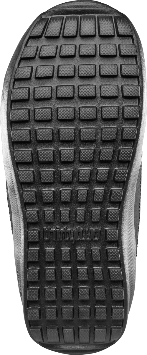 ThirtyTwo Diesel Hybrid Snowboard Boot 2024 - Black snowboard boots with a textured rubber sole and silver hardware.